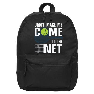 Funny Tennis Art For Teens Tennis Player Lover 16 in Basic Backpack