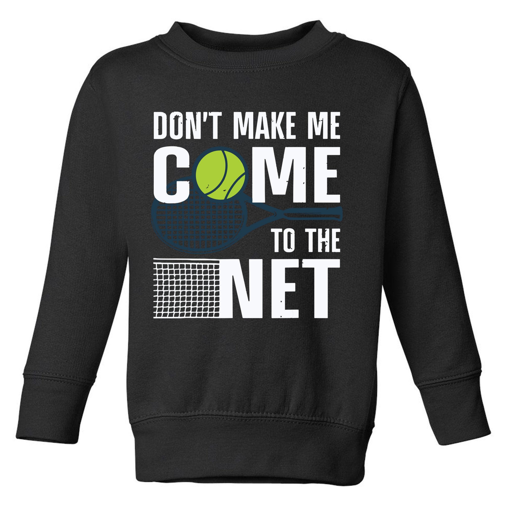 Funny Tennis Art For Teens Tennis Player Lover Toddler Sweatshirt