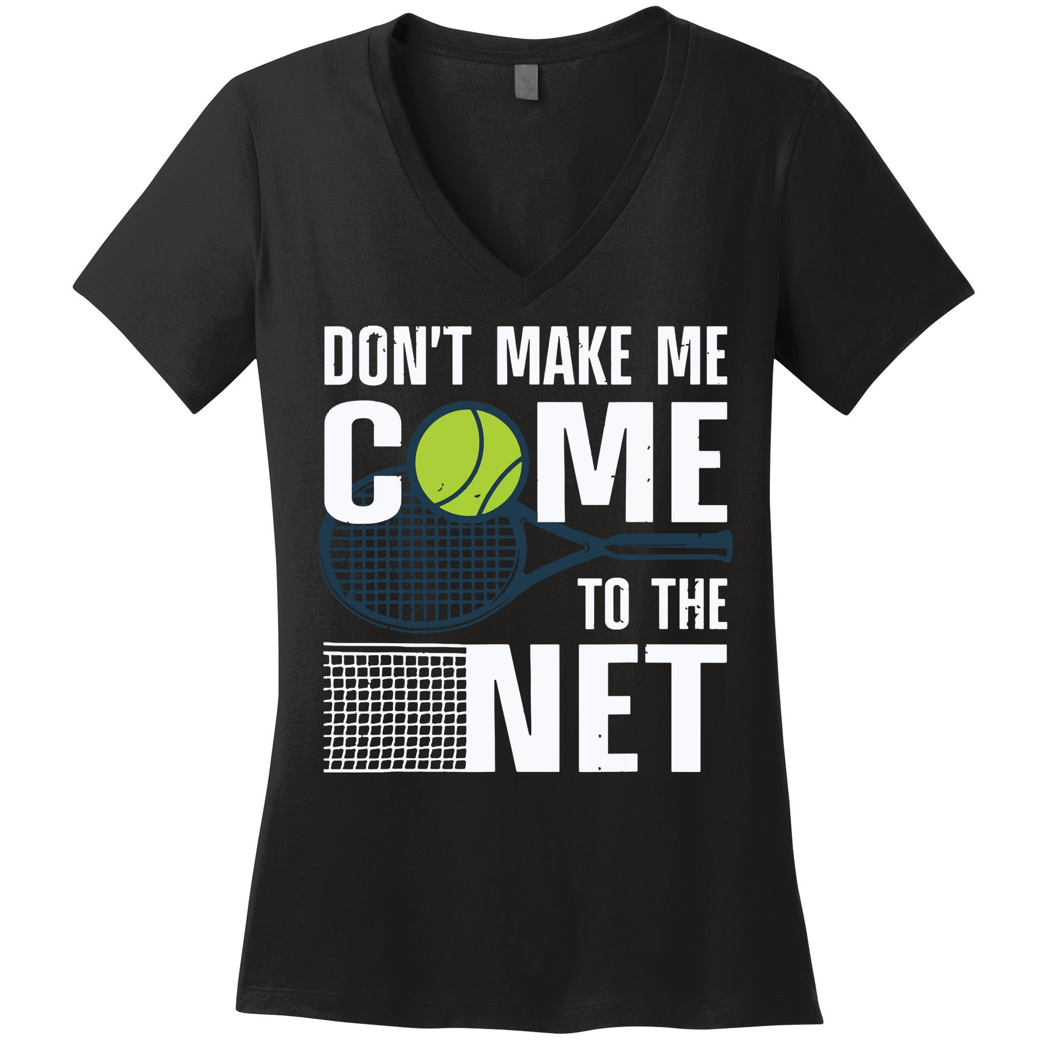 Funny Tennis Art For Teens Tennis Player Lover Women's V-Neck T-Shirt