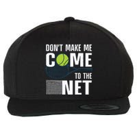 Funny Tennis Art For Teens Tennis Player Lover Wool Snapback Cap