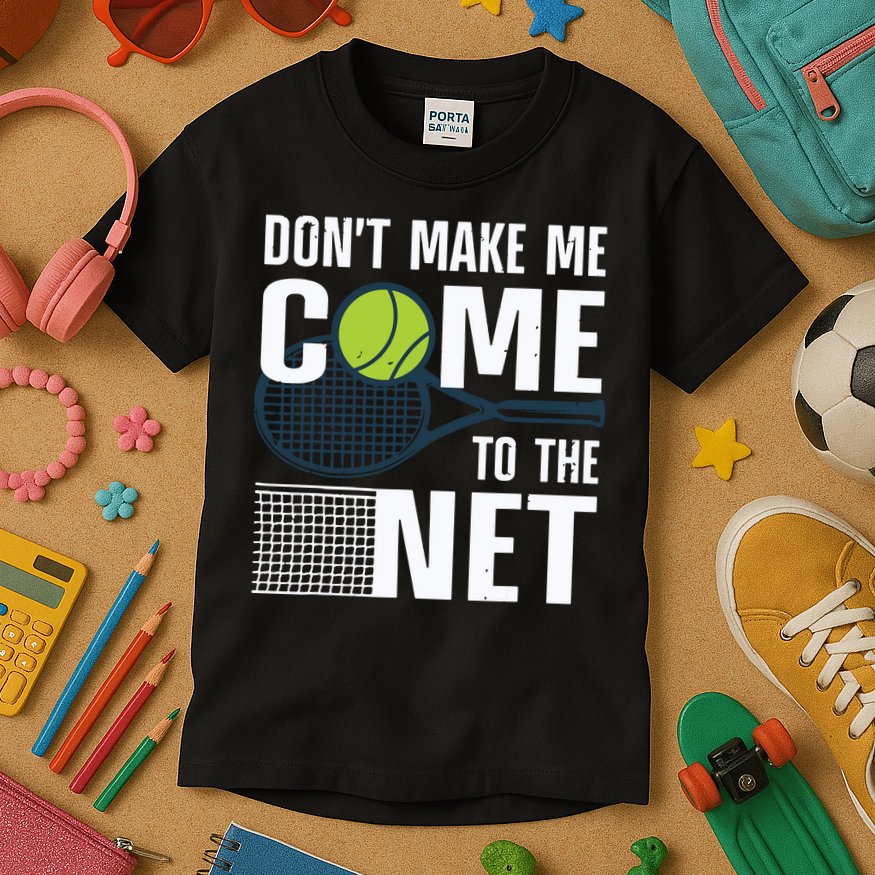 Funny Tennis Art For Teens Tennis Player Lover Kids T-Shirt