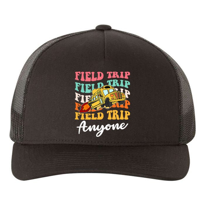 Field Trip Anyone Field Day Teacher Yupoong Adult 5-Panel Trucker Hat