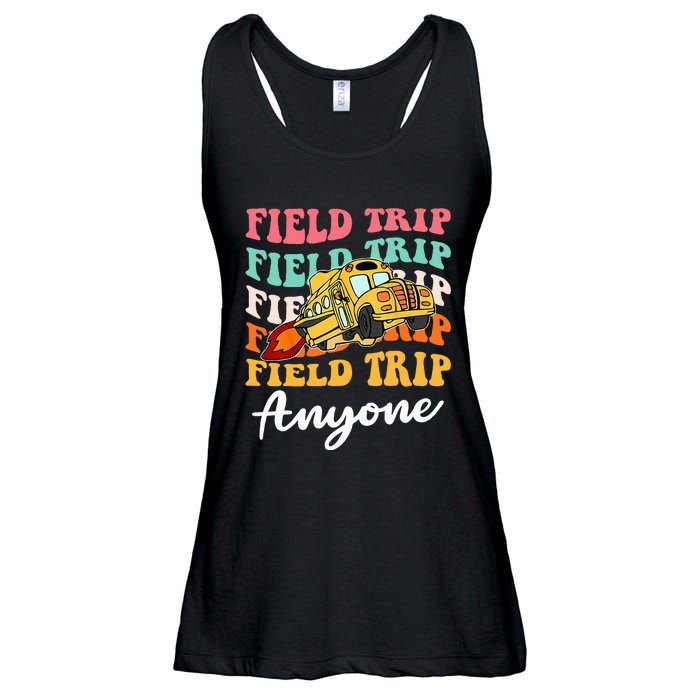 Field Trip Anyone Field Day Teacher Ladies Essential Flowy Tank