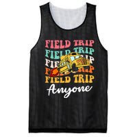 Field Trip Anyone Field Day Teacher Mesh Reversible Basketball Jersey Tank