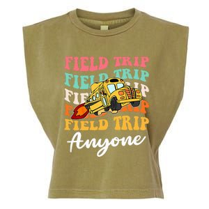 Field Trip Anyone Field Day Teacher Garment-Dyed Women's Muscle Tee