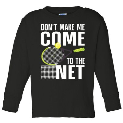 Funny Tennis Art For Teens Tennis Player Lover Toddler Long Sleeve Shirt