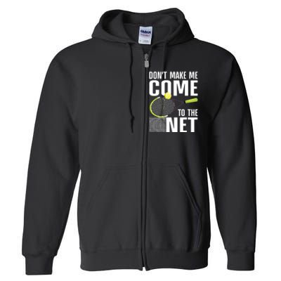 Funny Tennis Art For Teens Tennis Player Lover Full Zip Hoodie