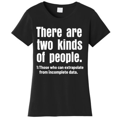 Funny There Are Two Kinds Of People Women's T-Shirt