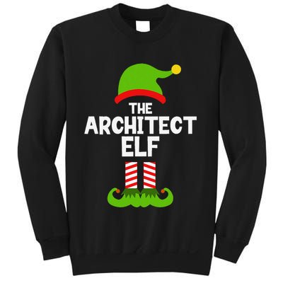 Funny The Architect Elf Christmas Family Pajama Architecture Sweatshirt