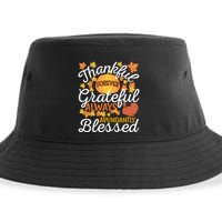 Forever Thankful Always Grateful Abundantly Blessed Gift Sustainable Bucket Hat