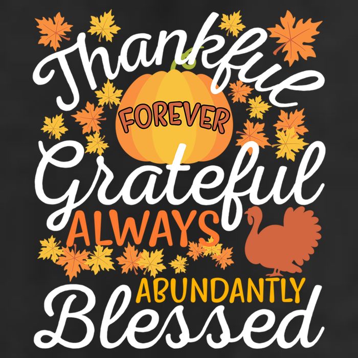 Forever Thankful Always Grateful Abundantly Blessed Gift 11oz C Handle Ceramic Mug