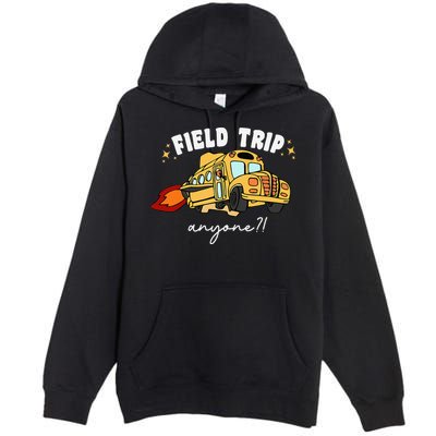 Field Trip Anyone Teacher Field Day Presents Premium Pullover Hoodie