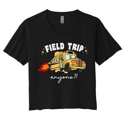 Field Trip Anyone Teacher Field Day Presents Crop Top