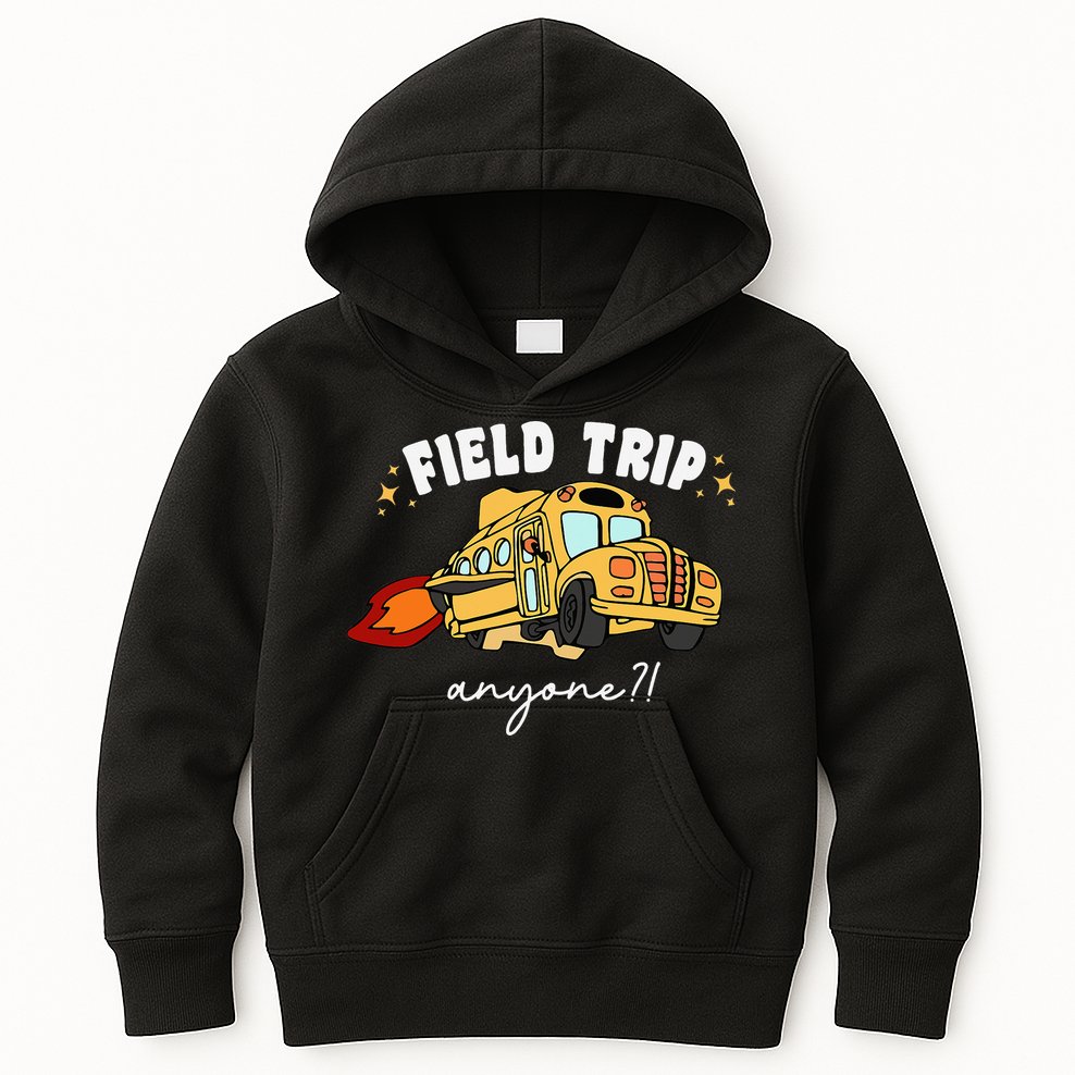 Field Trip Anyone Teacher Field Day Presents Kids Hoodie