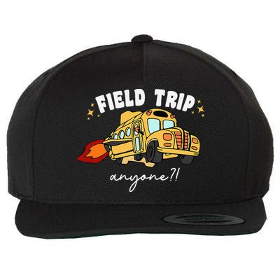 Field Trip Anyone Teacher Field Day Presents Wool Snapback Cap