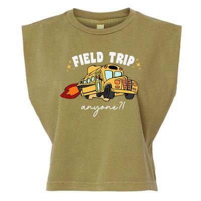 Field Trip Anyone Teacher Field Day Presents Garment-Dyed Women's Muscle Tee