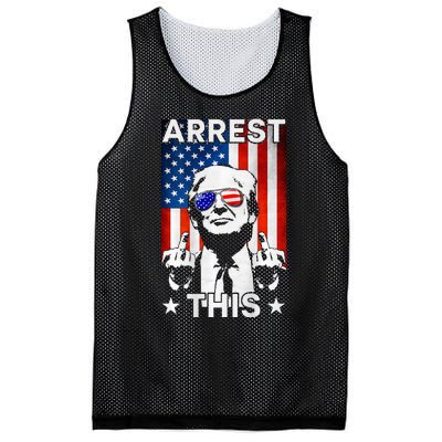 Funny Trump Arrest This American Flag Trump 2024 Mesh Reversible Basketball Jersey Tank