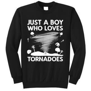 Funny Tornado Art For Boy Weather Storm Tornado Chaser Sweatshirt