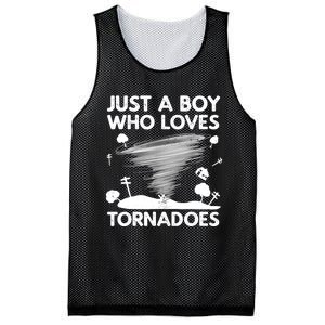 Funny Tornado Art For Boy Weather Storm Tornado Chaser Mesh Reversible Basketball Jersey Tank