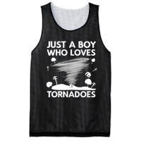 Funny Tornado Art For Boy Weather Storm Tornado Chaser Mesh Reversible Basketball Jersey Tank