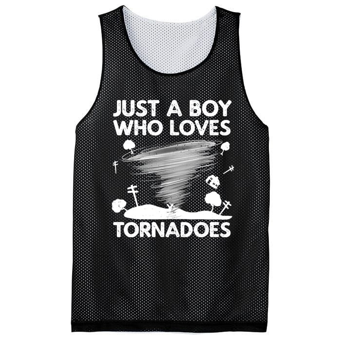 Funny Tornado Art For Boy Weather Storm Tornado Chaser Mesh Reversible Basketball Jersey Tank