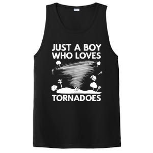 Funny Tornado Art For Boy Weather Storm Tornado Chaser PosiCharge Competitor Tank