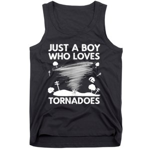 Funny Tornado Art For Boy Weather Storm Tornado Chaser Tank Top