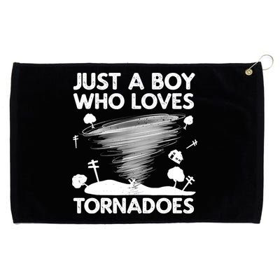 Funny Tornado Art For Boy Weather Storm Tornado Chaser Grommeted Golf Towel