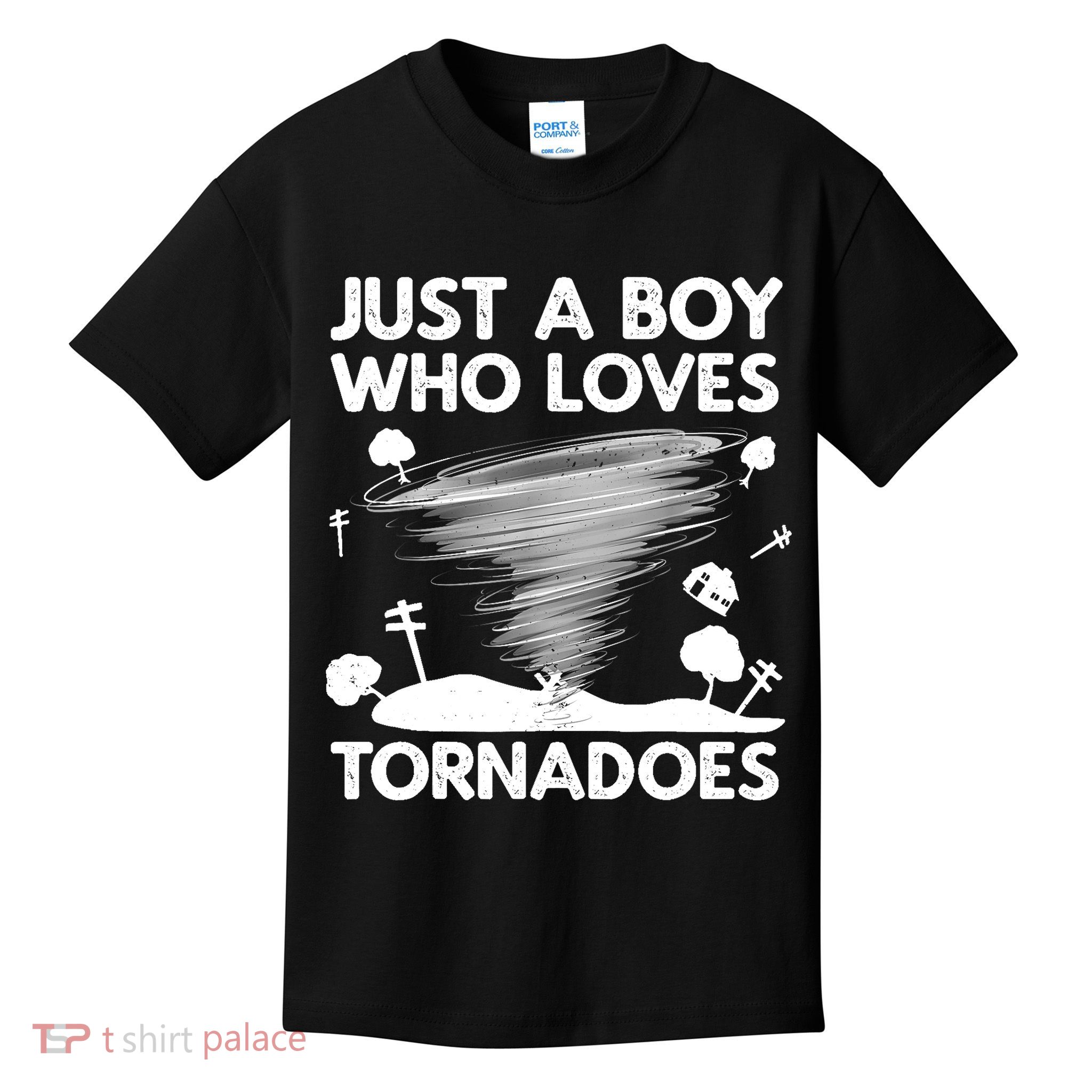 Funny Tornado Art For Boy Weather Storm Tornado Chaser Kids T-Shirt