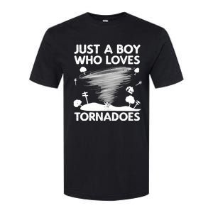 Funny Tornado Art For Boy Weather Storm Tornado Chaser Softstyle CVC T-Shirt