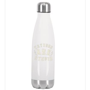 Funny Tattoos Are Stupid Stainless Steel Insulated Water Bottle