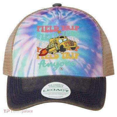 Field Trip Anyone Field Day Teacher Legacy Tie Dye Trucker Hat