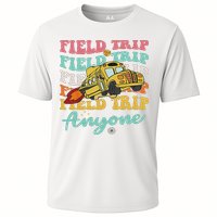 Field Trip Anyone Field Day Teacher Cooling Performance Crew T-Shirt