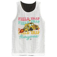 Field Trip Anyone Field Day Teacher Mesh Reversible Basketball Jersey Tank