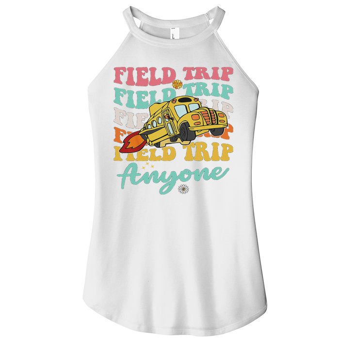 Field Trip Anyone Field Day Teacher Women's Perfect Tri Rocker Tank