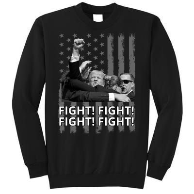 Fight Trump American Flag Rally Shooting Pennsylvania Sweatshirt