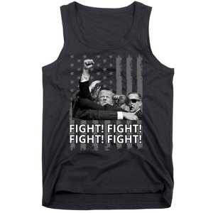 Fight Trump American Flag Rally Shooting Pennsylvania Tank Top