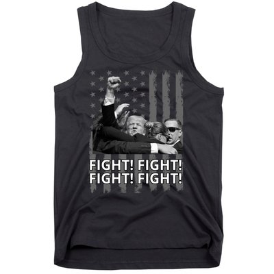 Fight Trump American Flag Rally Shooting Pennsylvania Tank Top