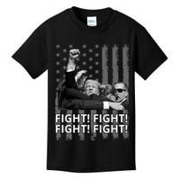 Fight Trump American Flag Rally Shooting Pennsylvania Kids T-Shirt