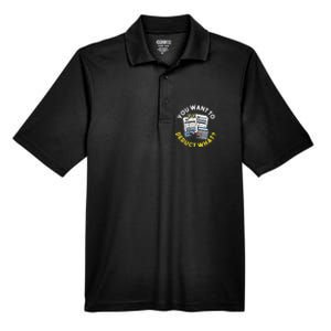 Funny Taxation Accountant CPA Gift Tax Men's Origin Performance Pique Polo