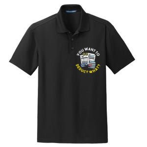 Funny Taxation Accountant CPA Gift Tax Dry Zone Grid Polo