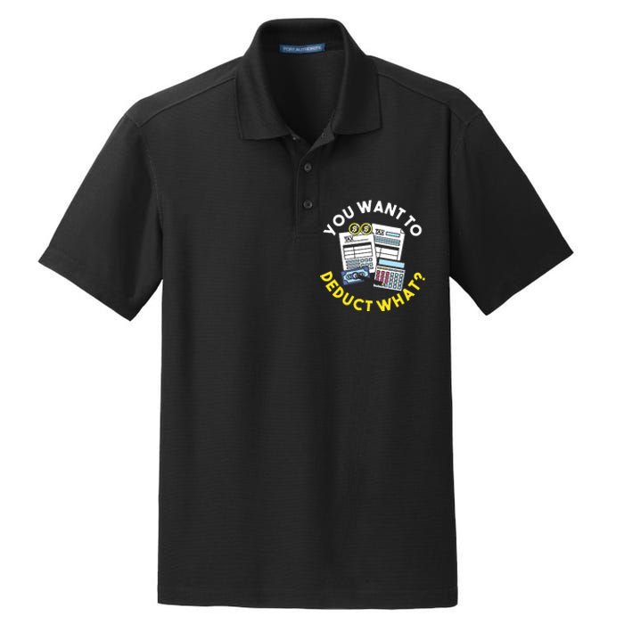 Funny Taxation Accountant CPA Gift Tax Dry Zone Grid Polo