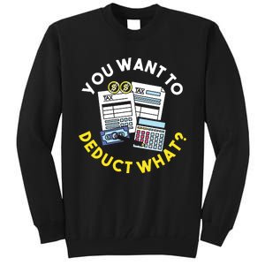 Funny Taxation Accountant CPA Gift Tax Tall Sweatshirt