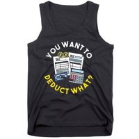 Funny Taxation Accountant CPA Gift Tax Tank Top