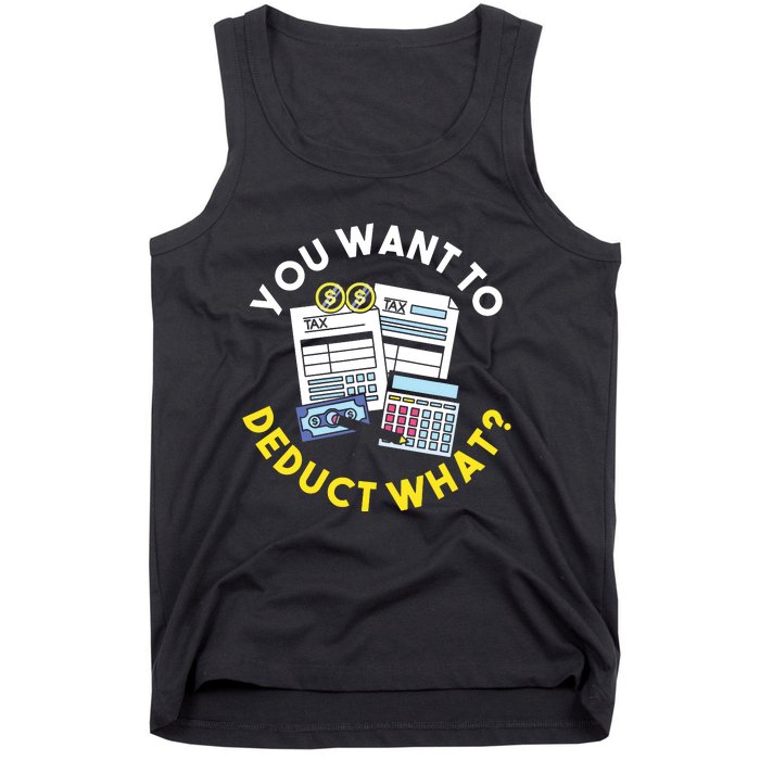 Funny Taxation Accountant CPA Gift Tax Tank Top