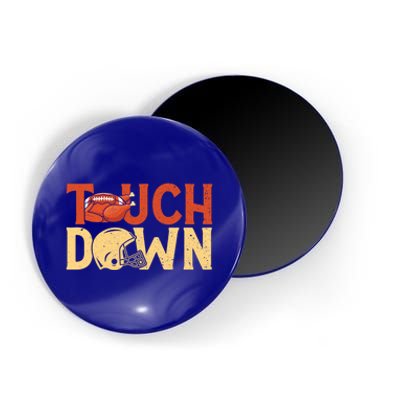 Funny Touchdown American Football Turkey Thanksgiving Cute Gift Magnet