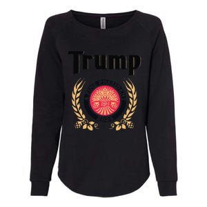 Funny Trump A Fine President 2024 Gift Womens California Wash Sweatshirt