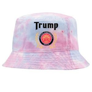 Funny Trump A Fine President 2024 Gift Tie-Dyed Bucket Hat