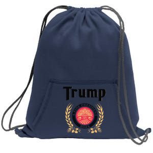 Funny Trump A Fine President 2024 Gift Sweatshirt Cinch Pack Bag