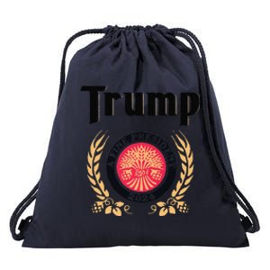 Funny Trump A Fine President 2024 Gift Drawstring Bag